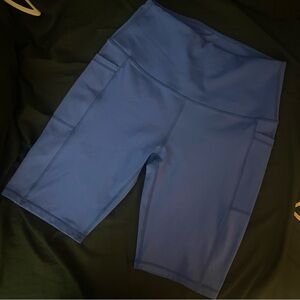 Legend Women's Blue High-Waisted Shorts GUC M